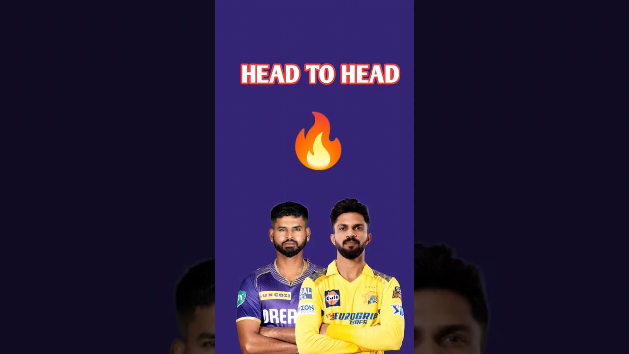 csk vs kkr 🔥 head to head ipl record 😯 