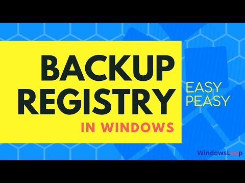 How to Backup and Restore Windows Registry - Quick and Simple