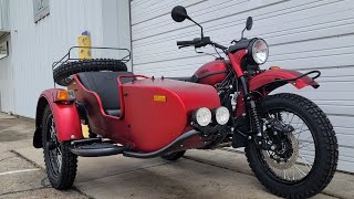 2022 Ural Gear Up Garnet Red 2WD Sidecar Motorcycle