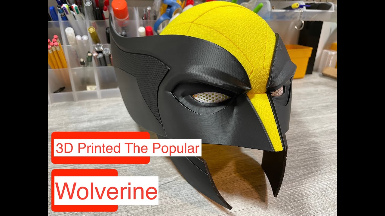 I 3D Printed the Wolverine Helmet… and It Turned Out INSANE!