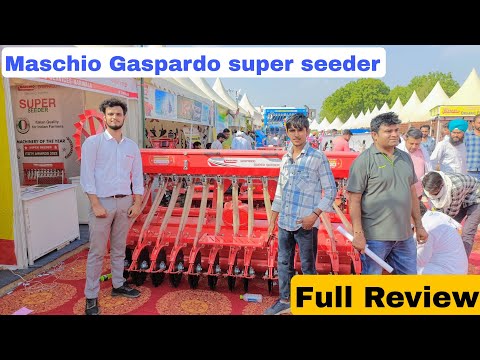 Maschio Gaspardo super seeder full Review at hisar krishi mela