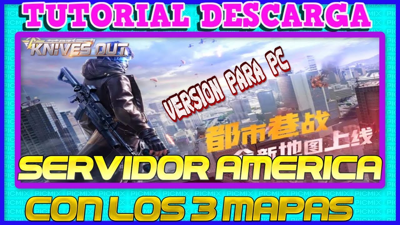 Tutorial Descarga Knives Out Pc Servidor America Mejor Battle Royale Para Pc De Bajos Requisitos Youtube