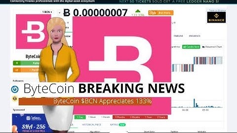 Cryptocurrency ByteCoin $BCN Rose 133% In the Last 24 Hours