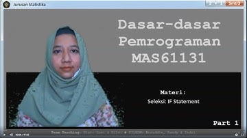 Seleksi: IF Statement