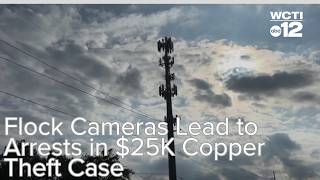 Flock Cameras Lead to Arrests in $25K Copper Theft Case