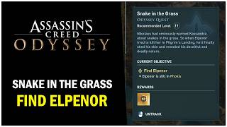 Assassin's Creed Odyssey How to Find Elpenor in Phokis (Snake in the Grass Quest)