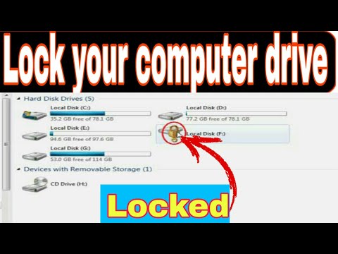 Video: How To Put A Password On A Local Drive