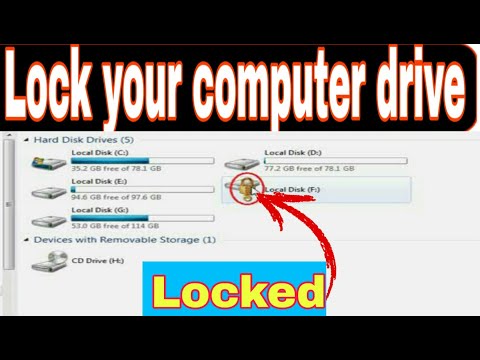 Video: Paano Maglagay Ng Isang Password Sa D Drive