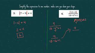 Unit 1 LT 1 Notes:  Simplifying Algebraic Expressions