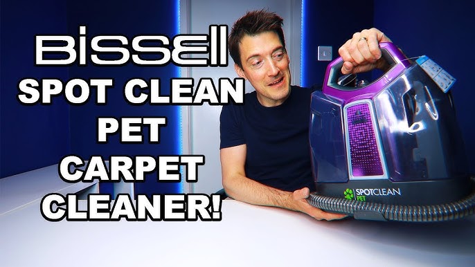  Bissell SpotClean ProHeat Portable Spot and Stain Carpet  Cleaner, 2694, Blue