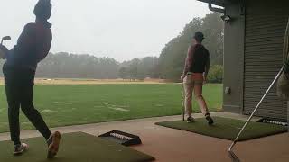 Working out with Max Ford of UGA
