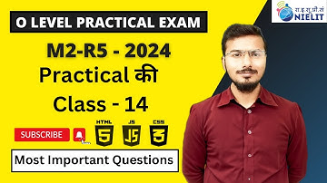 M2R5 Online Practical O Level Practical(Web Designing) |O Level Practical Exam 2023 |  Ques-