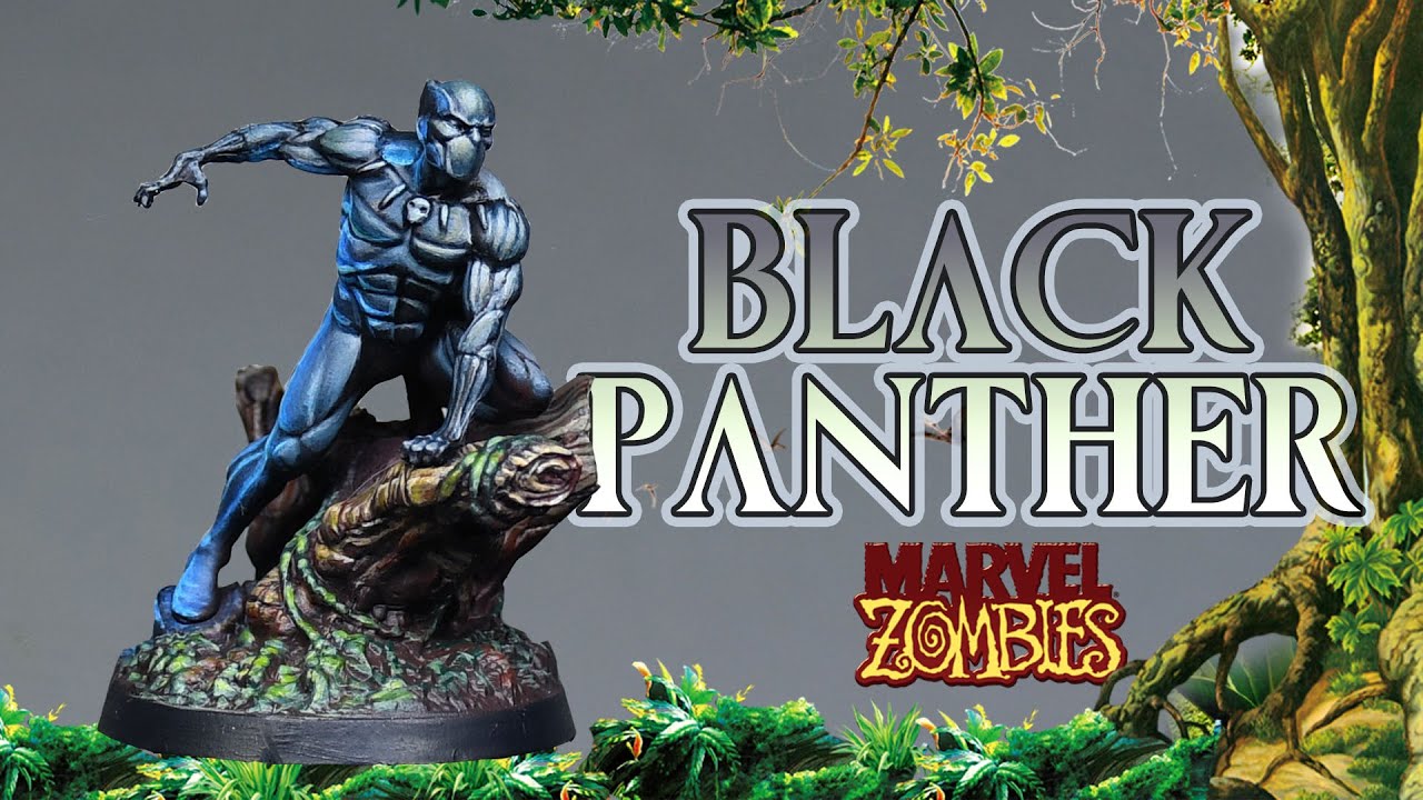 How to Paint Black Panther Marvel Zombies YouTube