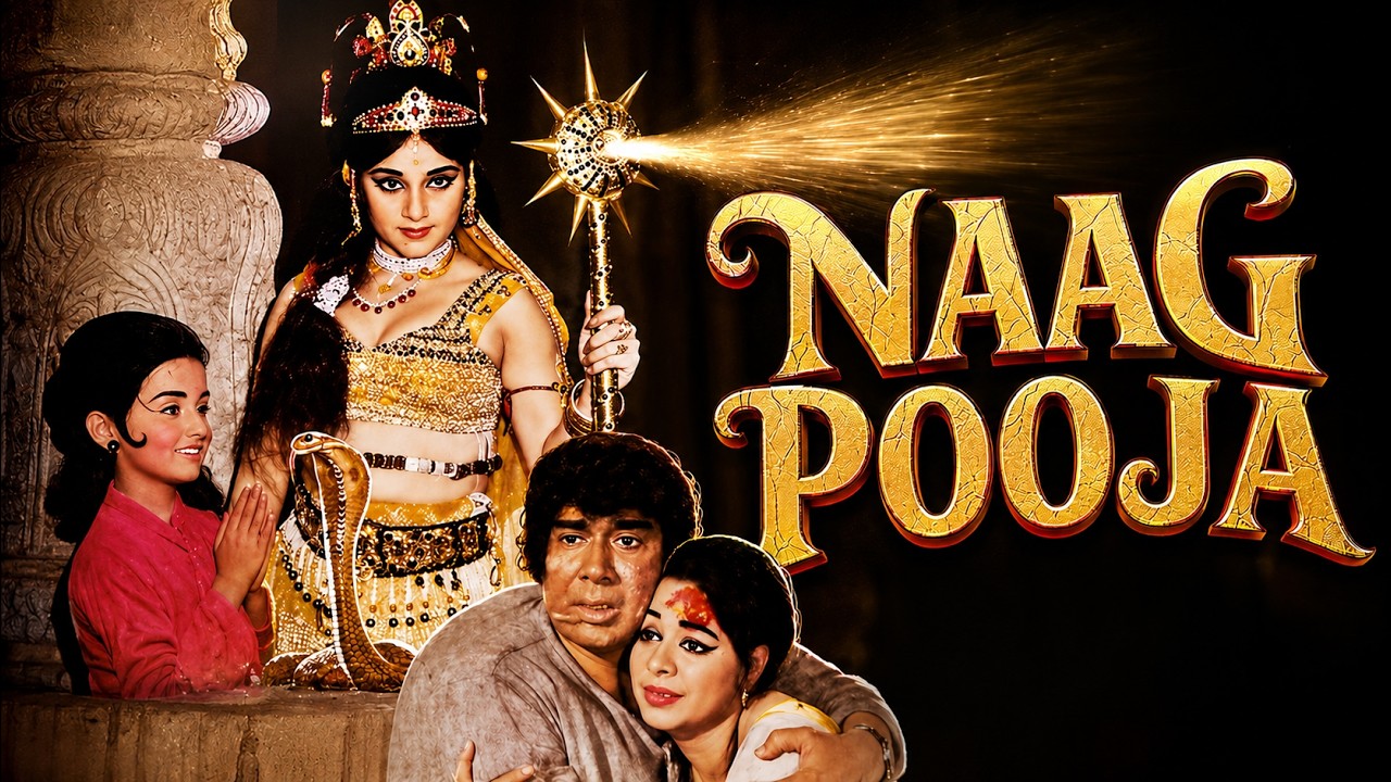 पुरानी चमत्कारी फिल्म - Naag Pooja (1972) Movie poster