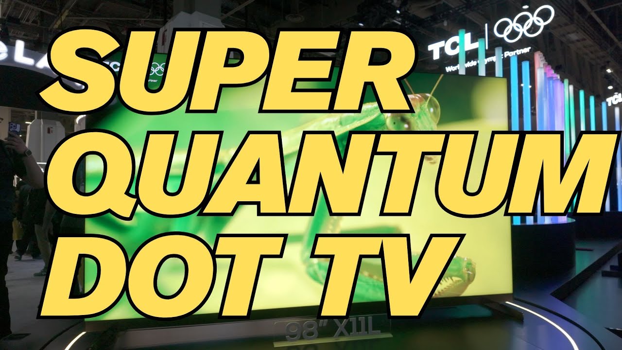 TCL Reveals Advanced SUPER QUANTUM DOT & RGB MiniLED | CES 2026
