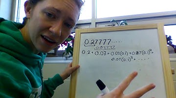 Algebra II, 12.4: Converting a Repeating Decimal to a Reduced Fraction Using Geometric Series