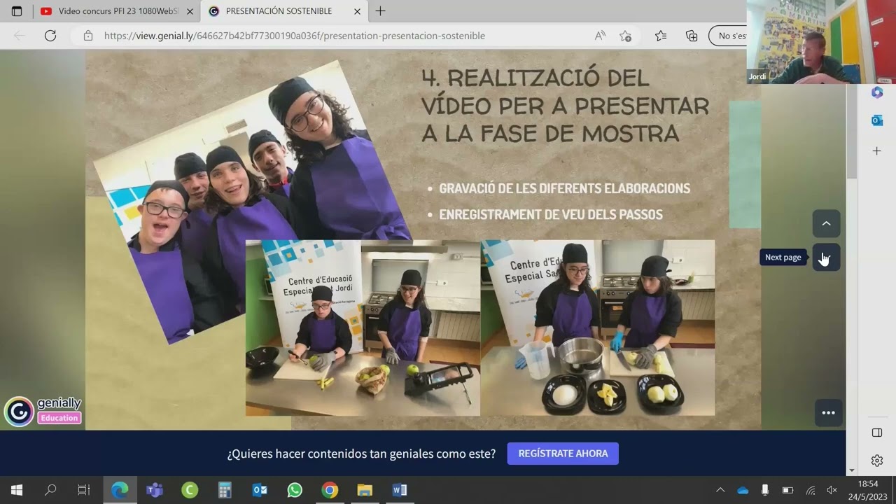 CEE Sant Jordi (Jordi Casadó): Participació Mostra Concurs Gastronòmic PFI 2023