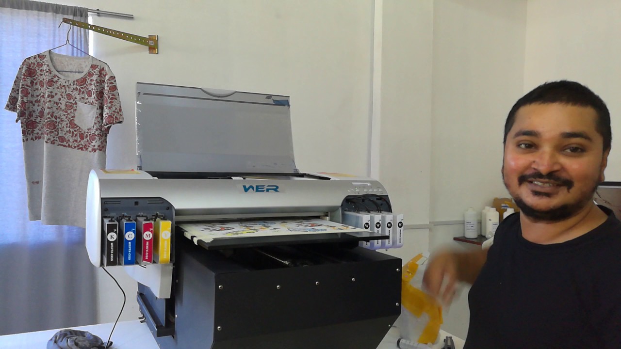Mauritius, Client WER D4880T A2 size desktop digital printing feedback video
