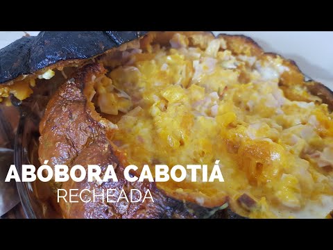 Receita Como Fazer Abobora Cabotia Recheada Low Carb