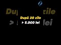1 bănuț dublat zilnic → peste 5.000 lei în ziua 20