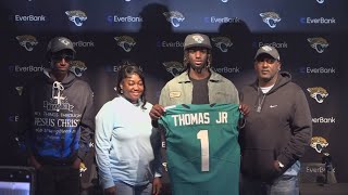 Jaguars 1st round pick Brian Thomas Jr. on improving receiver room, adding another weapon for Trevor