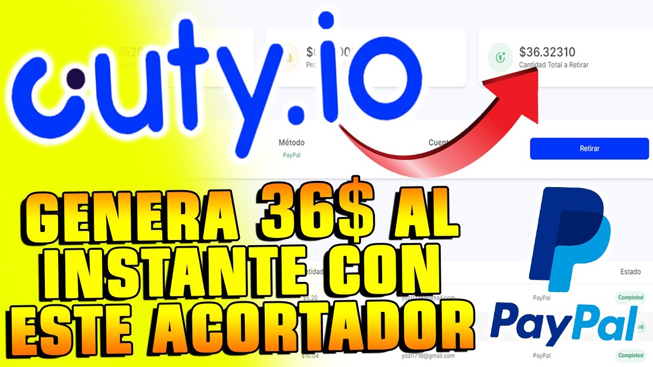 ✅ CUTY.IO NUEVO ACORTADOR DE ENLACES CON ALTO CPM PARA GANAR DINERO en 2023 / Pagos Inmediatos 💰