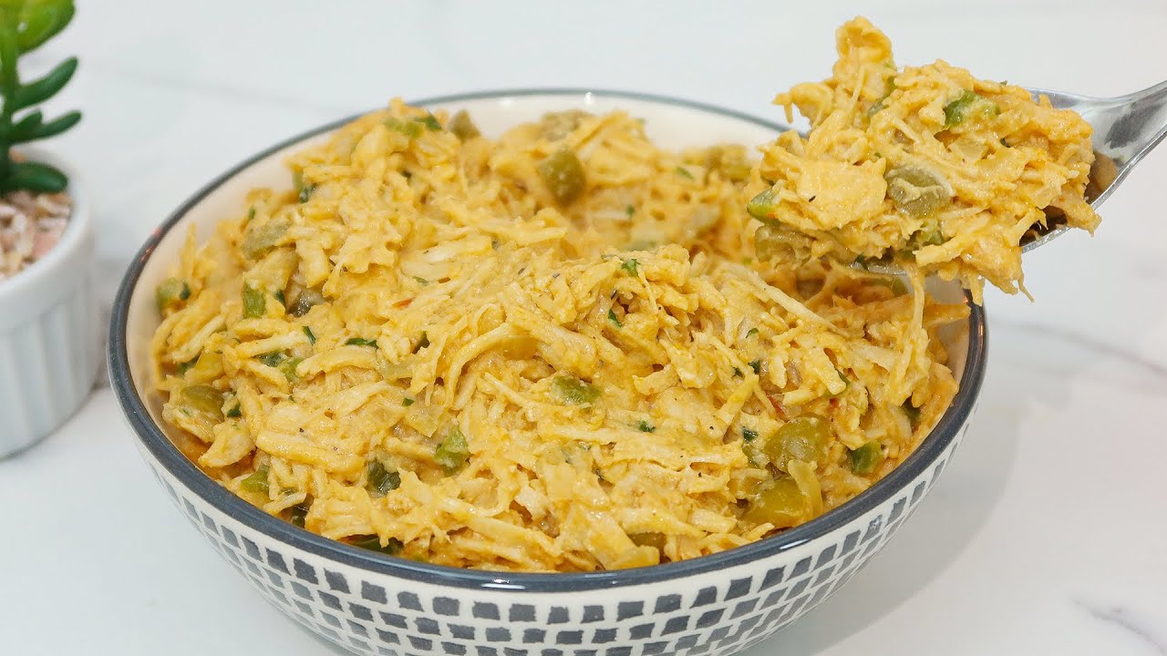 O SEGREDO PARA FAZER RECHEIO DE FRANGO CREMOSO SEM GASTAR MUITO!