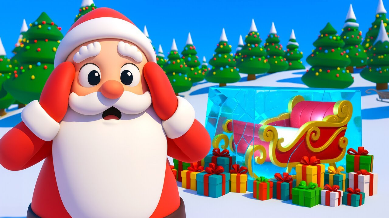 🤖 Weihnachts-Special: Roboterautos treffen den Weihnachtsmann! 🎄 Robofuse Auto-Cartoons für Kinder