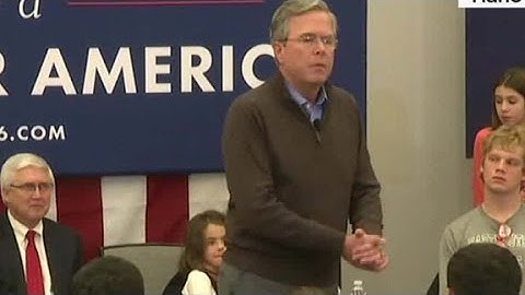 Jeb Bush to audience: 