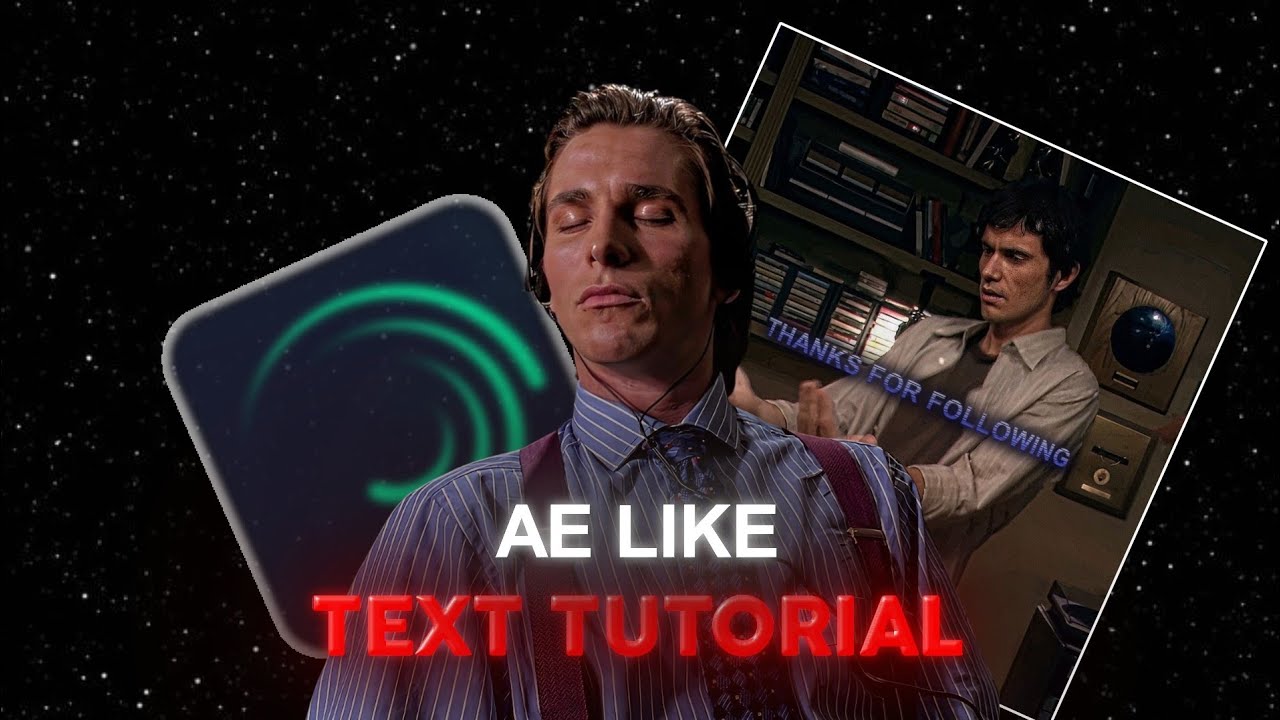 AE like text tutorial in Alight Motion - YouTube