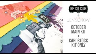 Hip Kit Club | Super Cozy Layout Process with Jen Schow