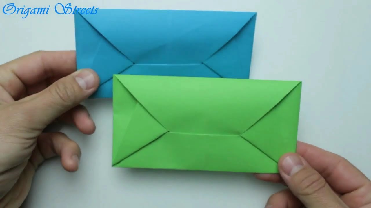 Comment faire une enveloppe de papier. Enveloppe origami - YouTube