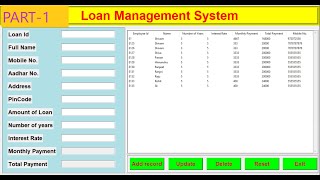 Loan Management Software  in Python with database connectivity || #Project in #Tkinter ||Part-1 of 3 Net Worth