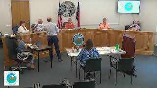 Town of Sunset Beach Planning Board Meeting 08-18-2022