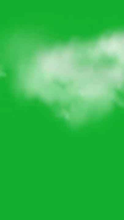 3D Clouds Effect #chromakey #greenscreen