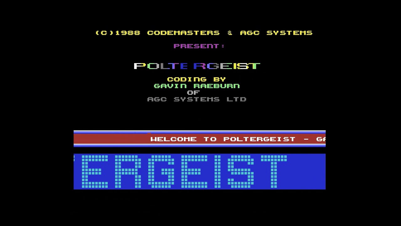 Commodore 64 Longplay [344] Poltergeist (EU)