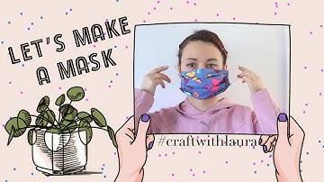 Sew a FABRIC FACE MASK with Filter Pocket