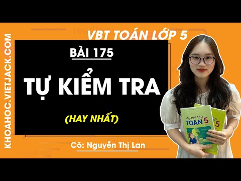 Video Vở bài tập Toán lớp 5 - Bài 175: Tự kiểm tra - trang... - youtube