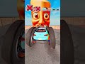Big and Small Cars vs Baby Saja - Tung Tung Tung Sahur #shorts #beamng #italianbrainrot