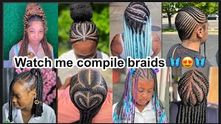 🦋Cornrow & Braids Unleashed: Creative Styles for Every Occasion😍🦋