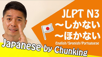 JLPT N3 Grammar/ 〜しかない・〜ほかない /日本語能力試験 N3 / Learn Basic Japanese Grammar