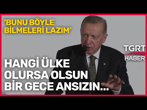 Erdoğan'dan Yunan Gazeteciye Şok Cevap: Evet Bir Gece Ansızın Gelebiliriz - TGRT Haber