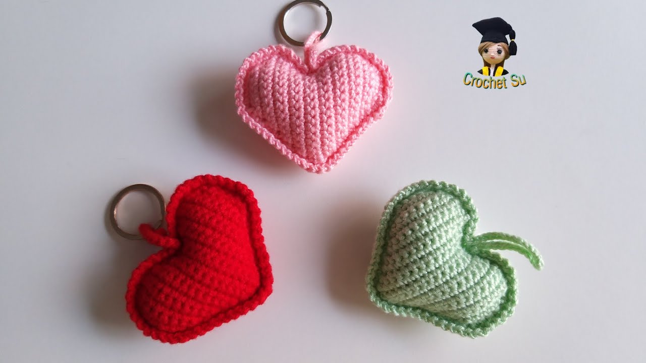 အသည်းနှလုံး  Key chain ထိုးနည်းလေး