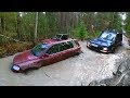 Land Rover vs Volkswagen Off Road. Swamps, Mud and 4x4 Trucks