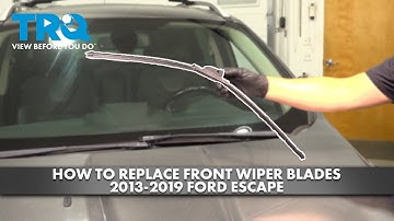 How to Replace Front Wiper Blades 2013-2019 Ford Escape