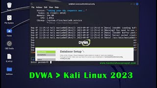 How to install DVWA in Kali Linux 2023 Tutorial