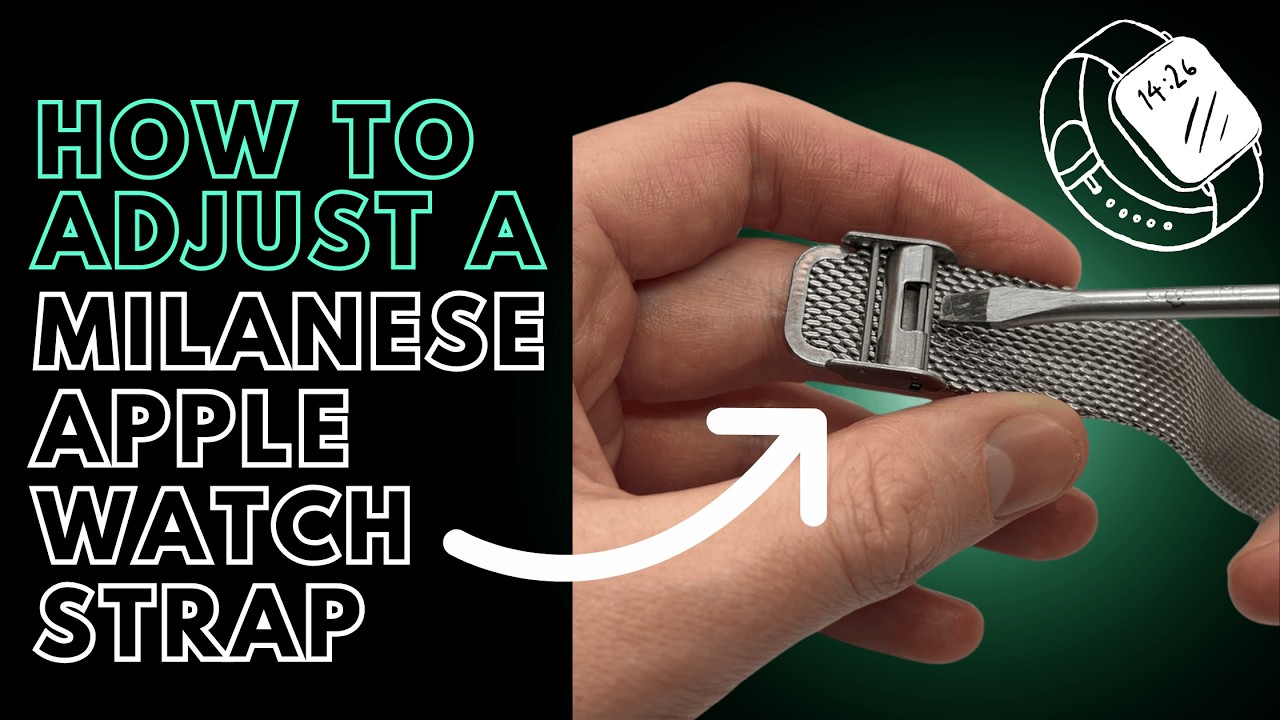 How to Adjust Milanese Apple Watch Strap