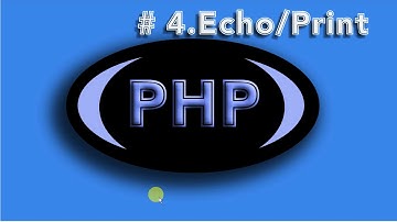 php how to use echo and print statements