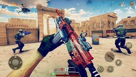 FPS Commando Strike Gameplay Walkthrough (Android, iOS)