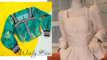 101A - CẮT MAY ÁO CROPTOP CỔ VUÔNG CÚP NGỰC, TAY PHỒNG NHÚN I Phần A : Hướng dẫn thiết kế rập